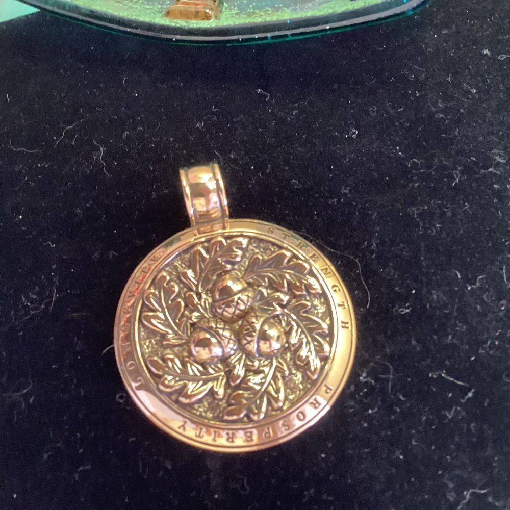 Gold-Tone Prosperity Pendant Necklace